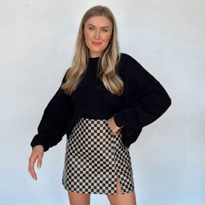 Vestique Checklist Skirt - Medium